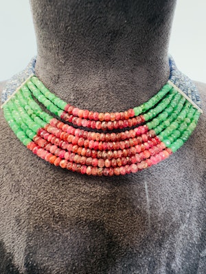340ct Multi-coloured Gems Necklace