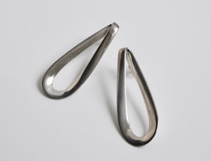 Georg Jensen Earrings Infinity Sterling Silver