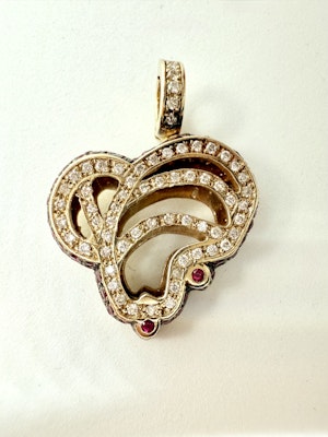 Diamond & Ruby Necklace.