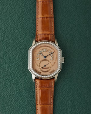 Daniel Roth Premier Retrograde 807.L.60 White 18K Gold Box Diamonds