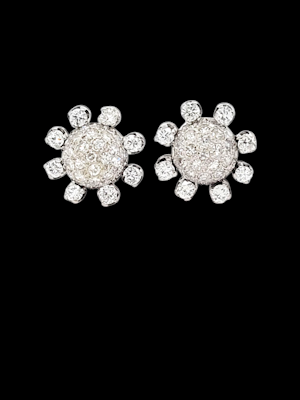 Pair of diamond stud earrings SKU: 8027 DBGEMS
