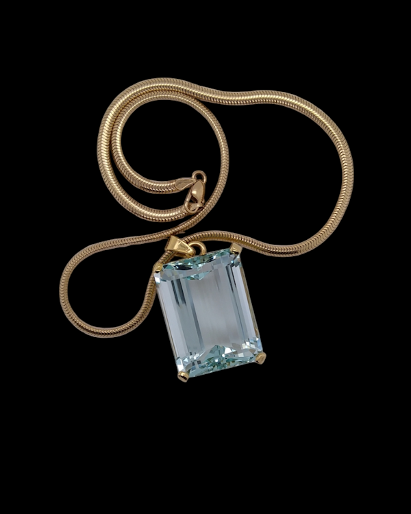 Aquamarine Pendant. - image 3