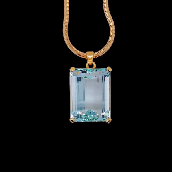 Aquamarine Pendant. - image 1