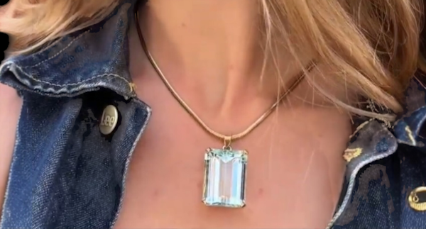 Aquamarine Pendant. - image 4