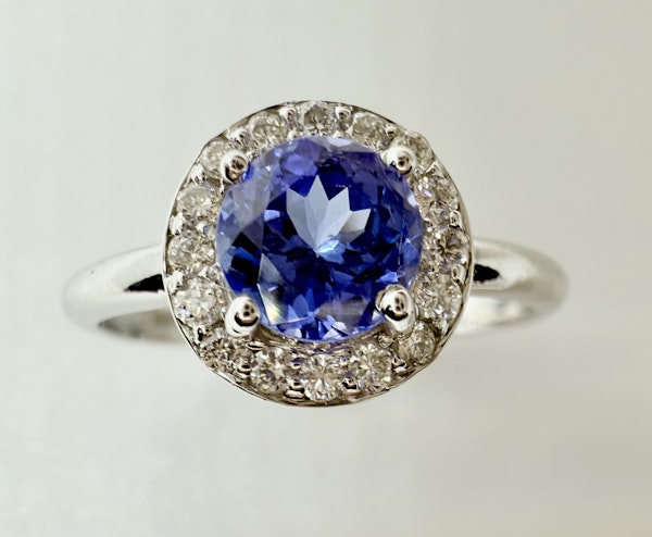 0.50ct Tanzanite & 0.23ct Diamond Ring - image 8