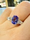 0.90ct Tanzanite & 0.40ct Diamond Ring. - image 8