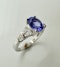 0.90ct Tanzanite & 0.40ct Diamond Ring. - image 5