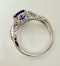 1.00ct Tanzanite & Champagne Colour Diamond Ring. - image 8