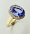 3.50ct Tanzanite & Diamond Ring. - image 7