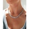 Antique Diamond and Silver Upon Gold Riviére Necklace, 40.00 Carats, Circa 1880 - image 2