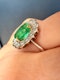2.46ct Natural Emerald & 0.58ct Diamond Ring - image 4
