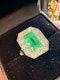 3.50ct Natural Emerald & 1.00ct Diamond Ring - image 5