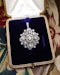 Downstairs at Grays: An important Antique, 15 ct Yellow Gold, Silver Tipped  9.60 Carat Diamond Pendant / Brooch / Hair Ornament, English Circa 1870. - image 6