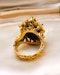 A very fine 14 ct. Yellow Gold Abstract Lapis Lazuli & Diamond Dress Ring Circa 1970. - image 6