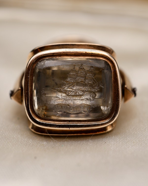 Downstairs at Grays: A set of Antique collectors Late Georgian Seals, depicting Intaglio designs associated with Admiral Lord Nelson. English.  Circa 1810 - image 9