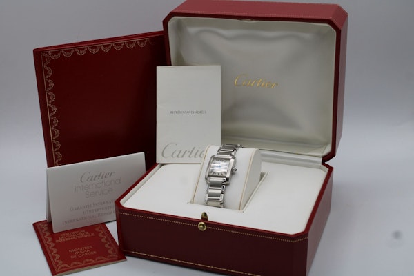 Cartier Tank Francaise 2384 Watch and Papers 2003 - image 2
