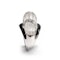 David Webb Rock Crystal, Diamond And Enamel Ring - image 7
