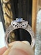 0.50ct Natural Blue Sapphire & 0.75ct Diamond Ring - image 5
