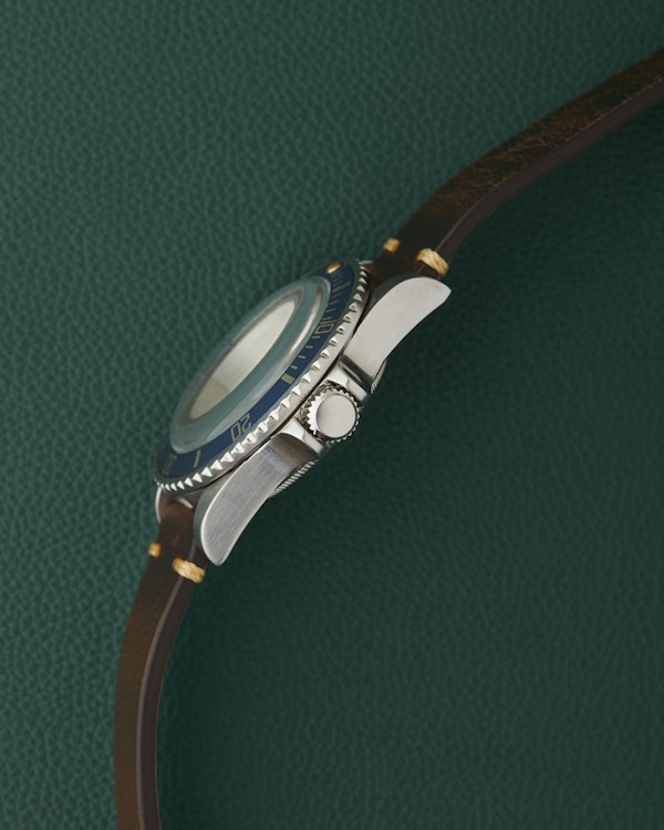 Freese 101 Dark Chocolate Dial Blue Bezel Simon Freese Watch - image 4