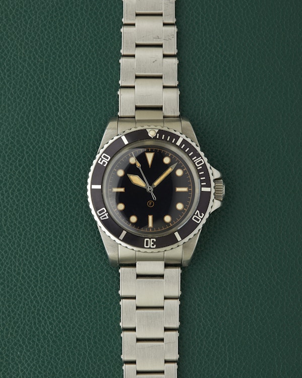 Freese 101 Gloss Black Dial Black Bezel Steel Bracelet Simon Freese Watch - image 1