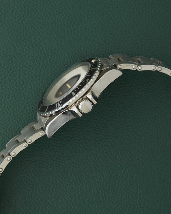 Freese 101 Gloss Black Dial Black Bezel Steel Bracelet Simon Freese Watch - image 4