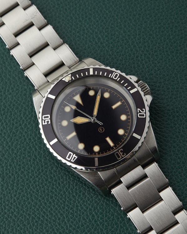 Freese 101 Gloss Black Dial Black Bezel Steel Bracelet Simon Freese Watch - image 10