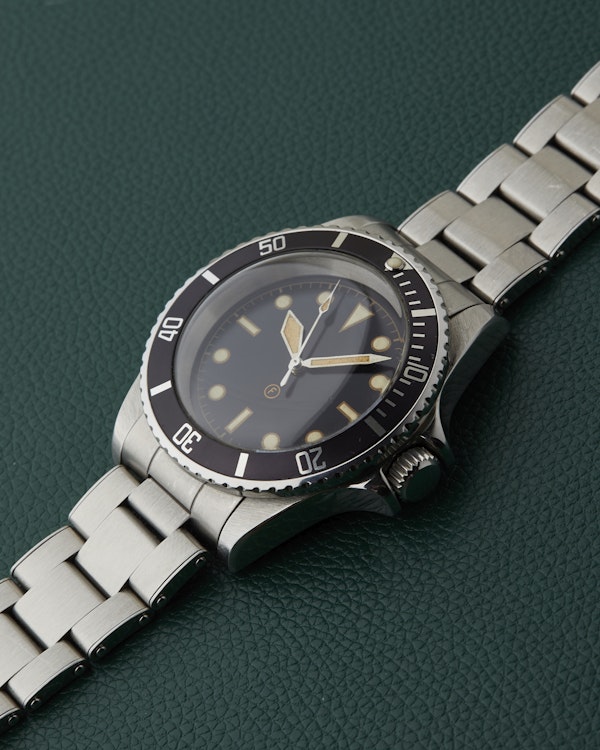 Freese 101 Gloss Black Dial Black Bezel Steel Bracelet Simon Freese Watch - image 7