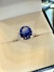 Platinum, 3.00ct Natural Blue Sapphire & Diamond Ring - image 5