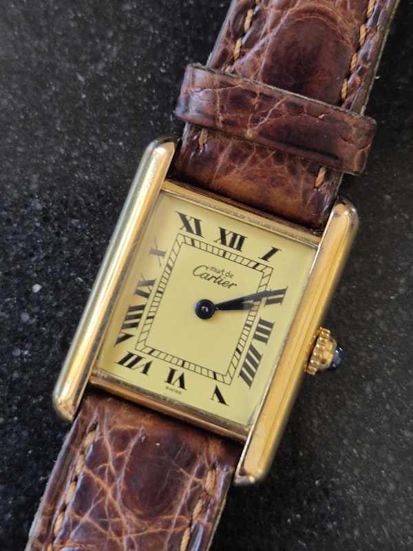 Cartier Tank Vermeil 1613 - image 4