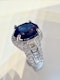 3.05ct Natural Blue Sapphire & 0.49ct Diamond Ring - image 6
