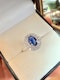0.72ct Natural Blue Sapphire & 0.59ct Diamond Ring - image 4