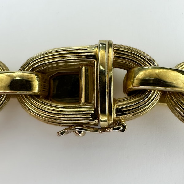 1980s Textured Mariners Chain Necklace. Saddingtons Jewellery Stand 375 - image 2