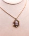 Downstairs at Grays: A very fine Hard stone (Carnelian), Cameo Pendant surrounded by five Natural Pearls and Diamonds in 15 carat (tested), Yellow Gold. Circa 1870 - image 3