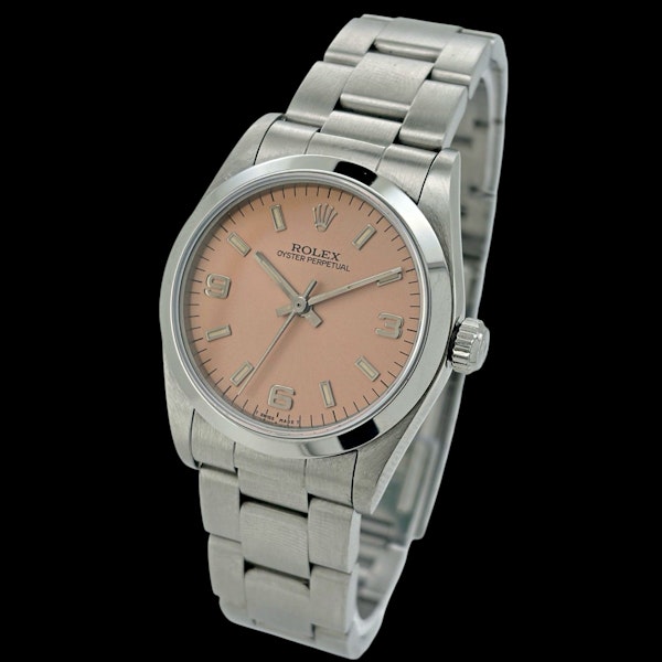 ROLEX OYSTER PERPETUAL 31 PINK SALMON FULL SET 1994 - 67480 - image 1