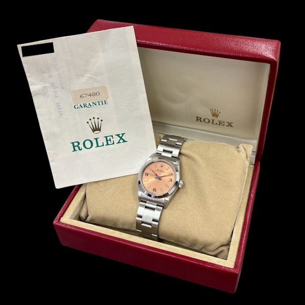 ROLEX OYSTER PERPETUAL 31 PINK SALMON FULL SET 1994 - 67480 - image 6