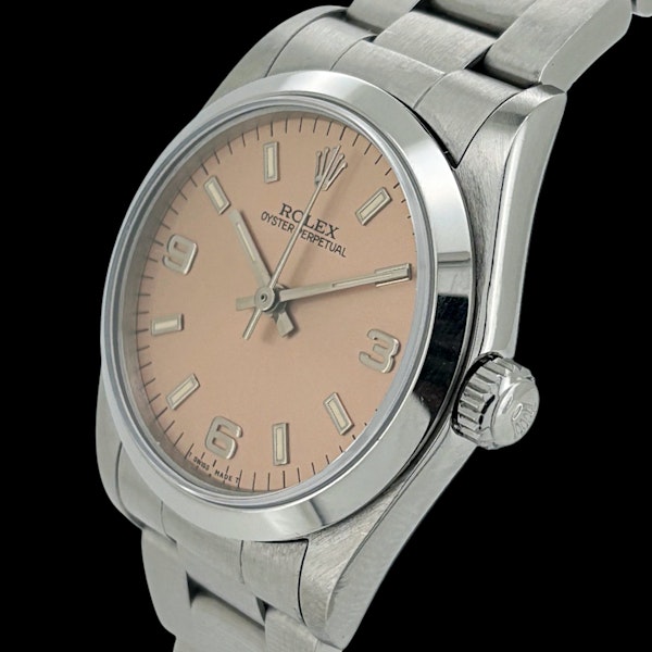 ROLEX OYSTER PERPETUAL 31 PINK SALMON FULL SET 1994 - 67480 - image 2