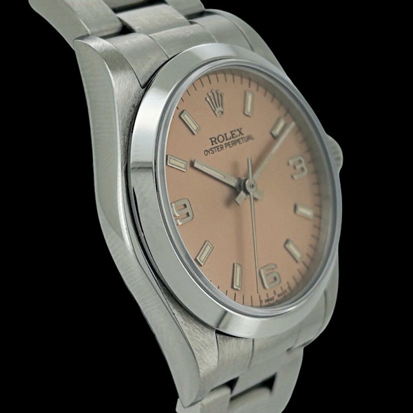 ROLEX OYSTER PERPETUAL 31 PINK SALMON FULL SET 1994 - 67480 - image 3