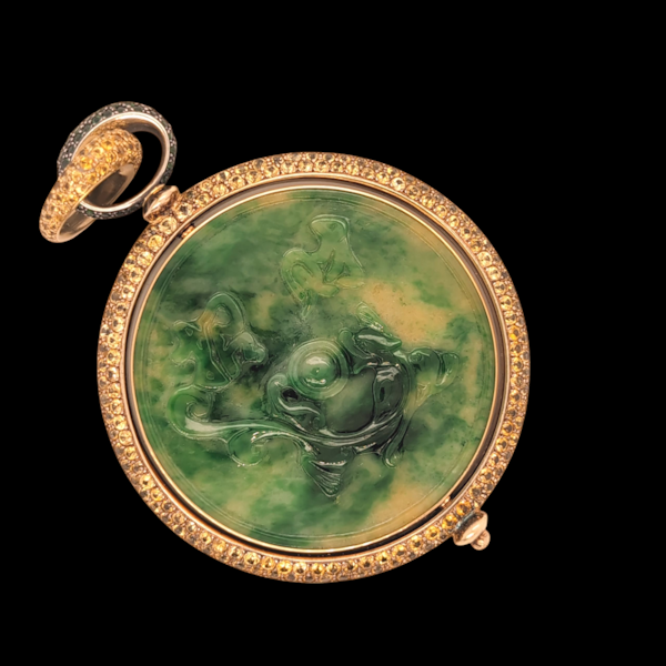 Jade Round Pendant - image 2