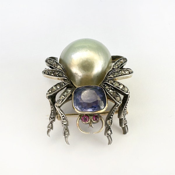 Antique Spider Brooch -Stand 375 Saddingtons Jewellery - image 2
