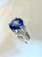 2.55ct Natural Blue Sapphire & 0.31ct Diamond Ring. - image 6