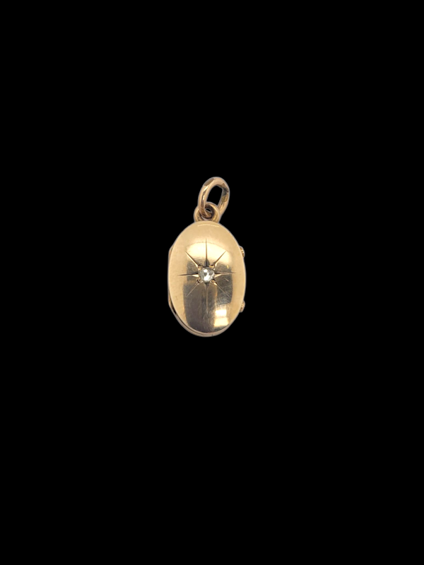 Tiny charm locket SKU: 8267 DBGEMS - image 1