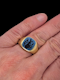 Banded agate intaglio signet ring SKU: 8266 DBGEMS - image 2