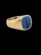 Banded agate intaglio signet ring SKU: 8266 DBGEMS - image 4