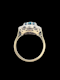 Antique black opal and old cut diamond cluster ring SKU: 8262 DBGEMS - image 3