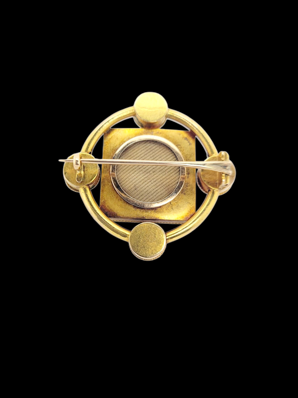 Archaeological revival 19th century gold brooch SKU: 8261 DBGEMS - image 3