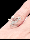 Art nouveau floral diamond ring SKU: 8260 DBGEMS - image 3