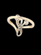 Art nouveau floral diamond ring SKU: 8260 DBGEMS - image 2