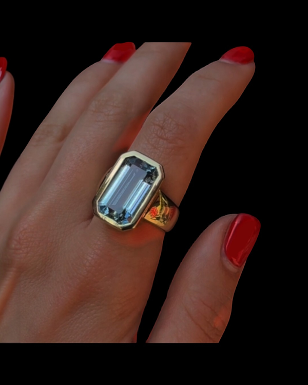Aquamarine Ring - image 1