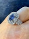 1.75ct Natural Blue Sapphire & 2.00ct Diamond Ring - image 9