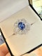 1.75ct Natural Blue Sapphire & 2.00ct Diamond Ring - image 1